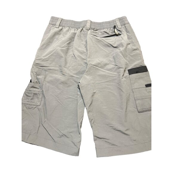 Magellan Outdoors Fish Gear Cargo Shorts Gray Water-Repellent Boys Sz XL 18/20 - Picture 3 of 4